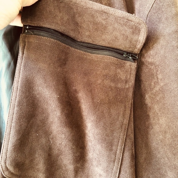 Italian Boutique Faux Lined Suede Shirt - Picture 3 of 8